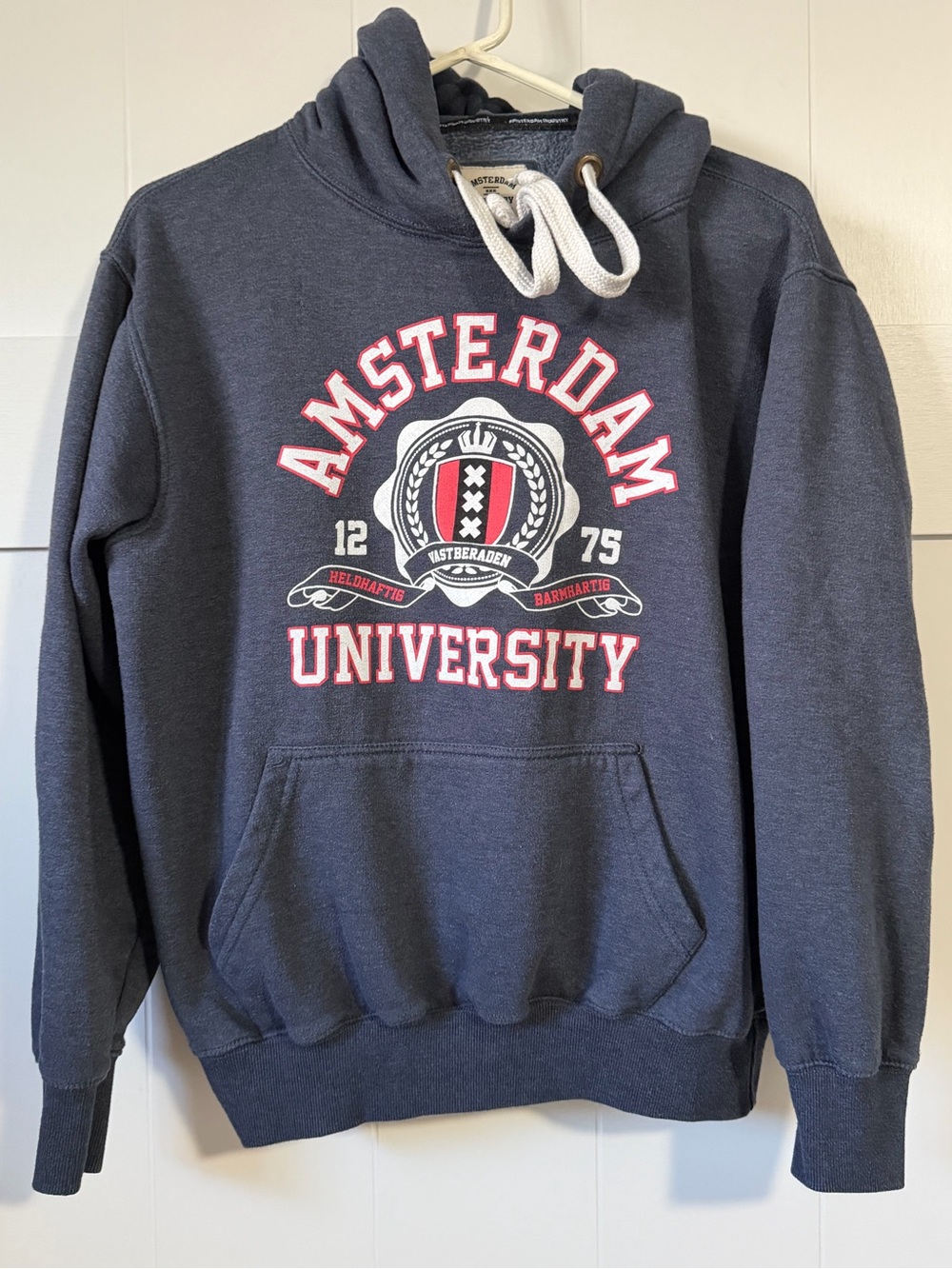 Amsterdam University Navy Graphic Pullover Hoodie